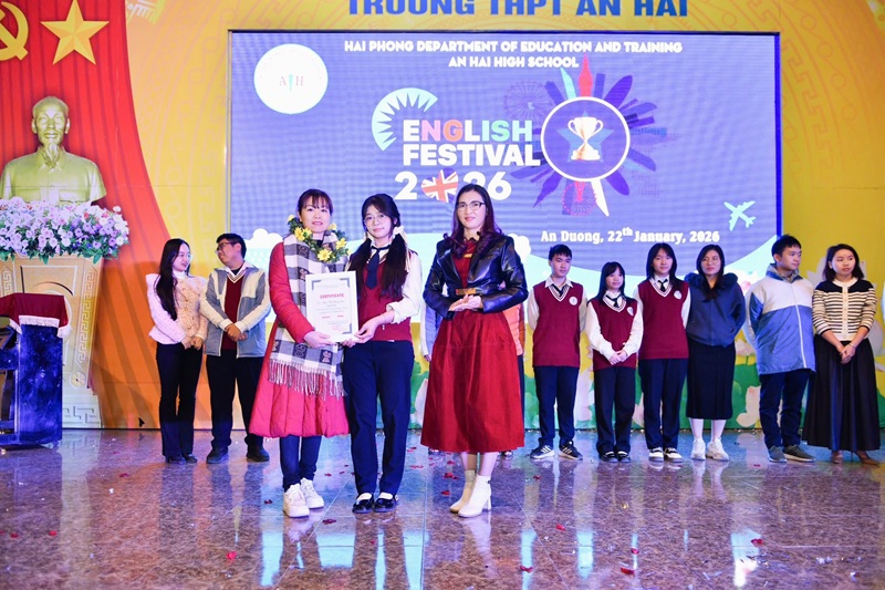 Festival Tiếng Anh lần thứ nhất THPT An Hải: Sôi động, sáng tạo và đầy cảm hứng