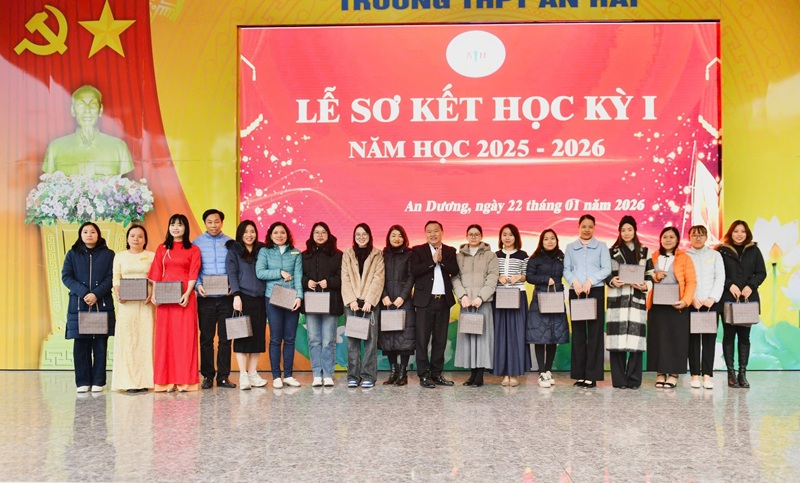 Trường THPT An Hải tổ chức Lễ Sơ Kết Học Kì I năm học 2025–2026