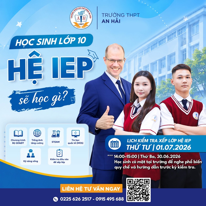 Một học sinh lớp 10 hệ IEP sẽ được học những gì?