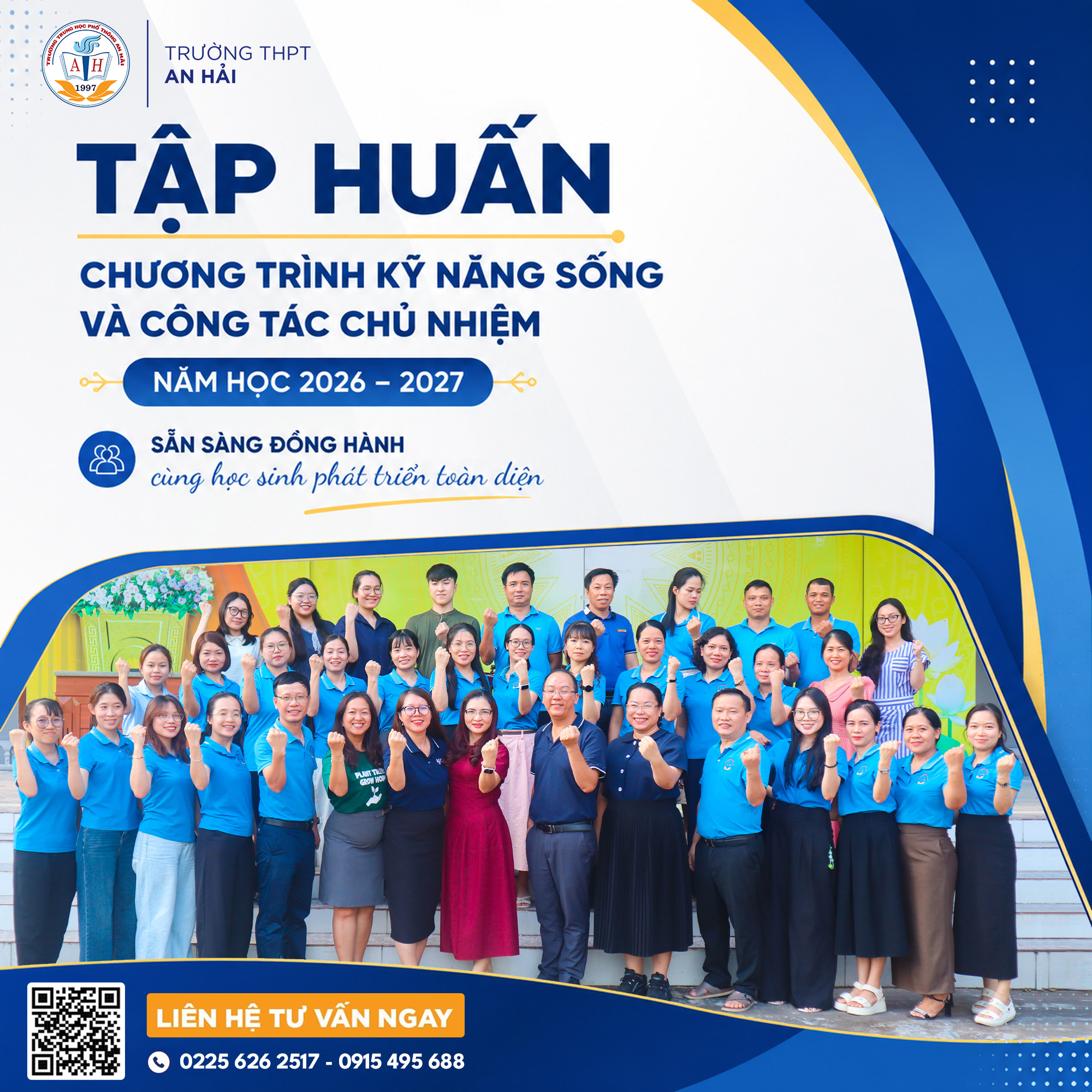 Tập huấn chương trình kỹ năng sống và công tác chủ nhiệm năm học 2026–2027